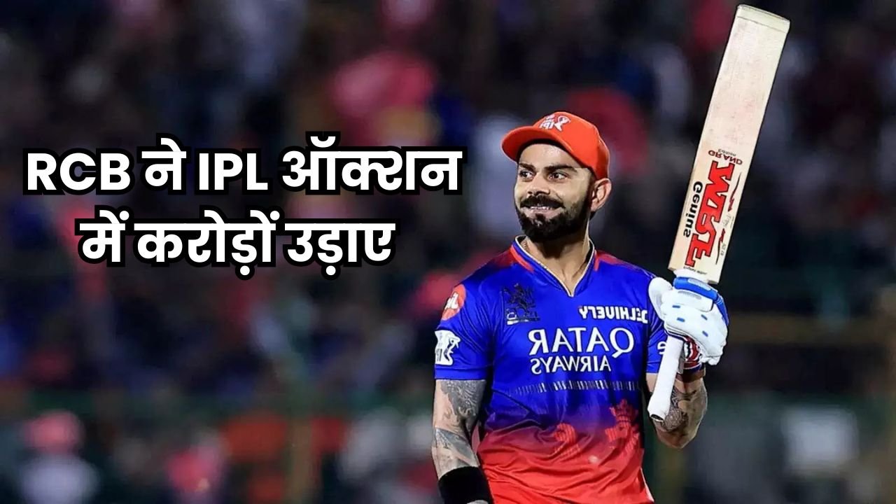 RCB ने IPL ऑक्शन में करोड़ों उड़ाए लेकिन इस चौंकाने वाले फैसले से फैंस रह गए हैरान, ऑक्शन में खरीदे गए खिलाड़ी की लिस्ट जानिए